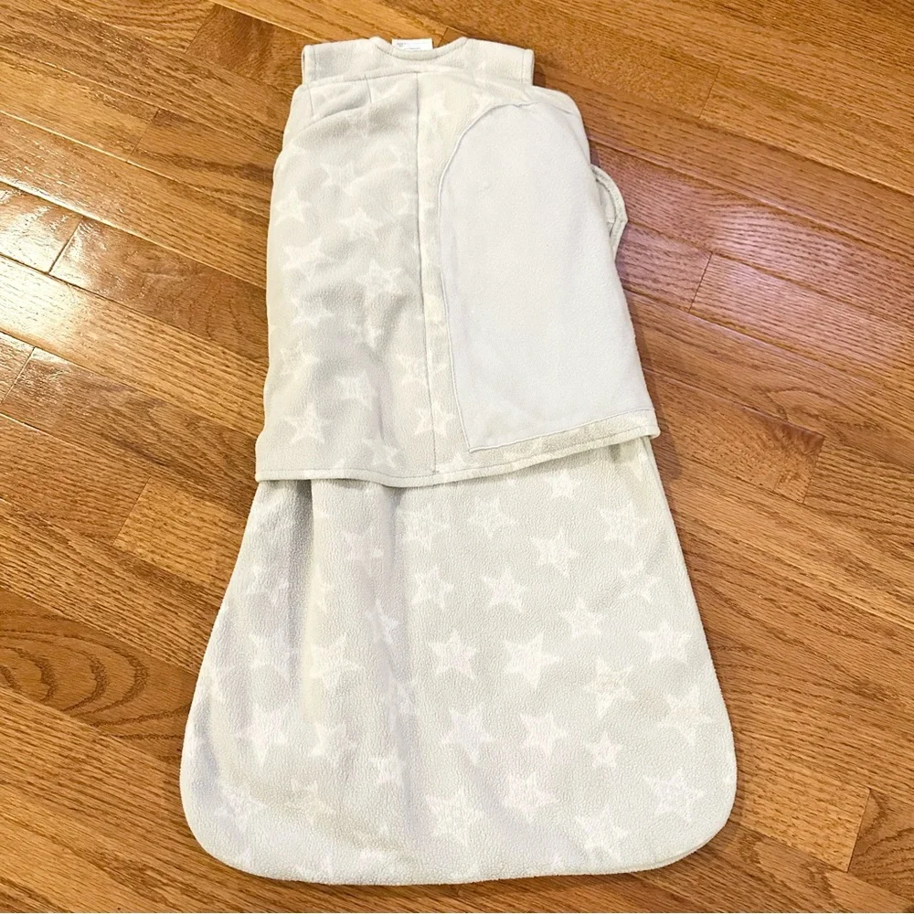 Halo Cream Star Print Sleep Sack Swaddle
